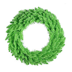 30 Inch Lime Fir Artificial Halloween Wreath