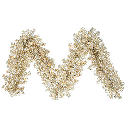 Christmastopia.com - 9 Foot Champagne Garland