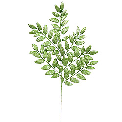 Christmastopia.com - 22 Inch Green Glitter Honey Locust Spray 6 per Set