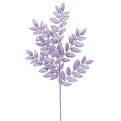 Christmastopia.com - 22 Inch Purple Glitter Honey Locust Spray 6 per Set