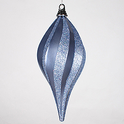12 Inch Lake Candy Glitter Swirl Drop Ornament