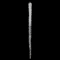 Christmastopia.com - 30 Inch Clear Glitter Icicle Ornament 2 per Set