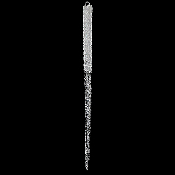 36 Inch Clear Glitter Icicle Ornament