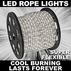 150 Foot LED Warm White Rope Lights 3 Foot Segments