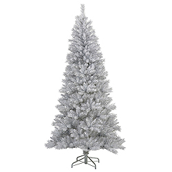 Christmastopia.com 7.5 Foot Silver White Pine Artificial Christmas Tree Unlit