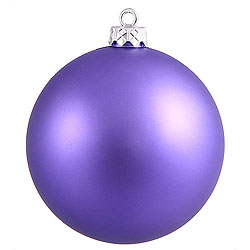 Christmastopia.com 2.75 Inch Purple Matte Round Ornament 12 per Set