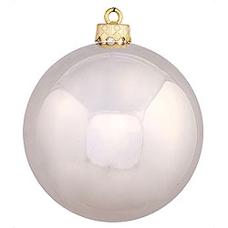 2.75 Inch Champagne Shiny Round Ornament 12 per Set