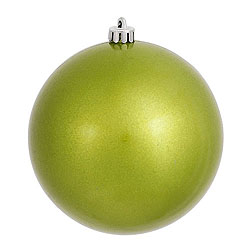 Christmastopia.com 3 Inch Lime Candy Round Ornament 12 per Set