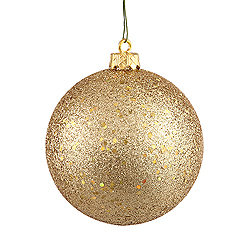 Christmastopia.com 10 Inch Gold Sequin Round Ornament