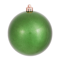 10 Inch Lime Pearl Finish Round Ornament