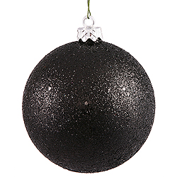 Christmastopia.com 10 Inch Black Sequin Round Ornament