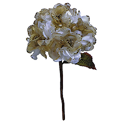 29 Inch Cream Velvet Hydrangea Artificial Flower Decoration