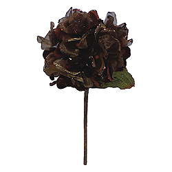 29 Inch Chocolate Velvet Hydrangea Artificial Flower Decoration