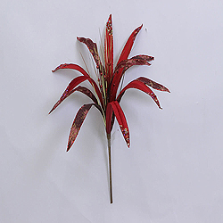 36 Inch Red Papyrus Flower Ornament 17 Inch Flower