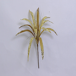 36 Inch Gold Papyrus Flower Ornament 17 Inch Flower