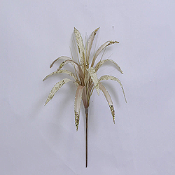 36 Inch Champagne Papyrus Flower Ornament 17 Inch Flower