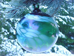 3.5 Inch Emerald Ornament