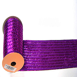 Christmastopia.com - 30 Foot Purple Dot Ribbon 2.5 Inch Width
