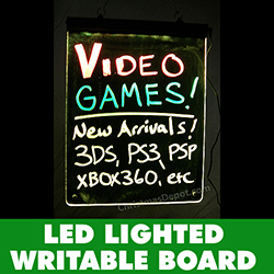 LED Lighted Writable Sign