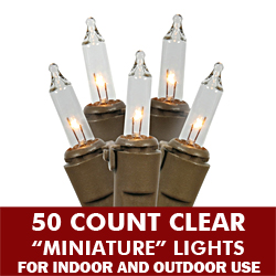 50 Light Clear Brown Wire