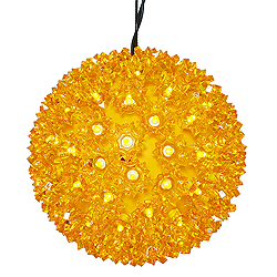 Christmastopia.com 6 Inch Gold Starlight Sphere 50 LED 5MM Gold Christmas Light Set