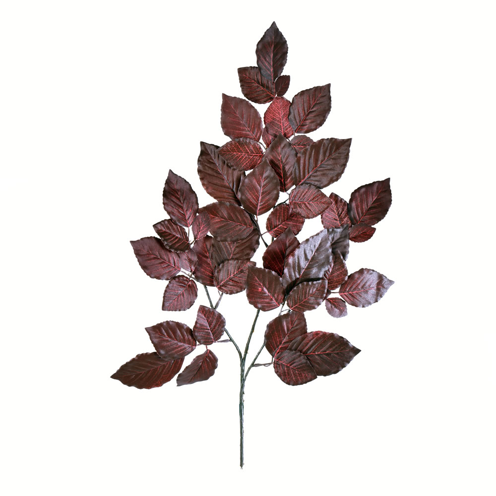 21 Inch Purple Leaf Decorative Artificial Christmas Floral Spray