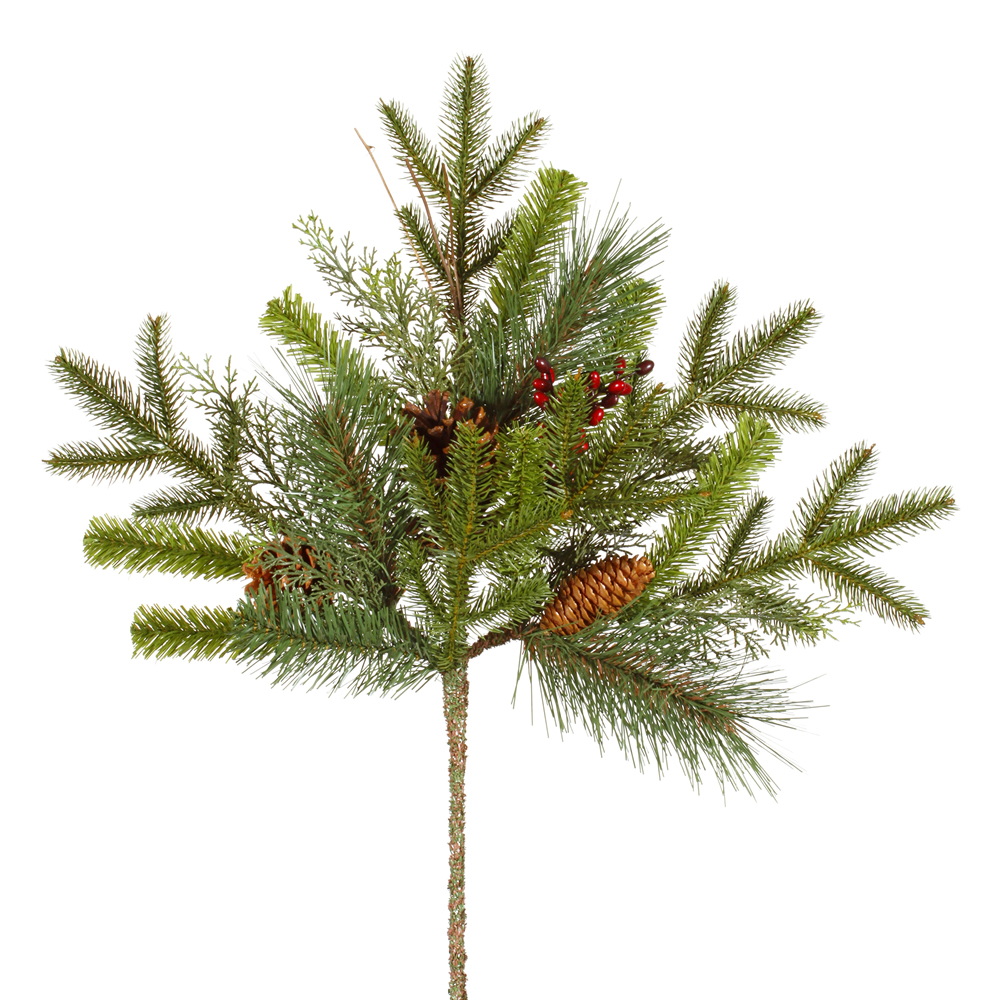 24 Inch Cibola Mixed Berry Decorative Artificial Christmas Spray Unlit​