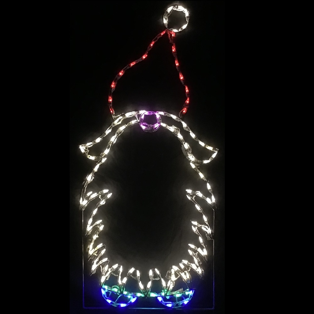 Christmastopia.com - Garden Gnome Santa LED Lighted Outdoor Christmas Decoration