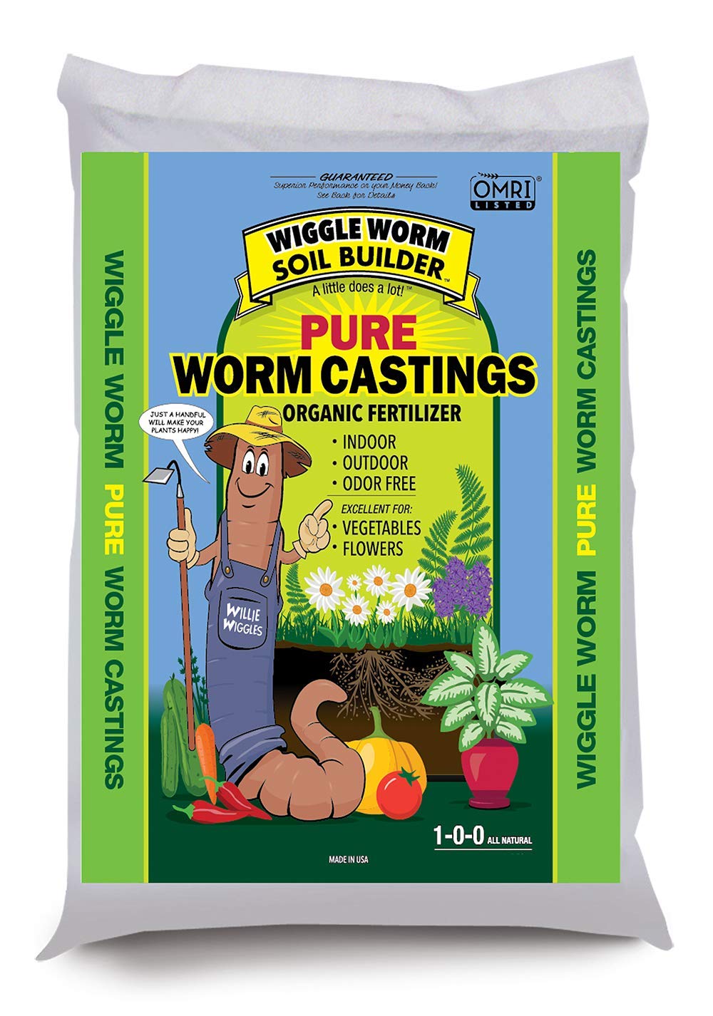 30 Pound Builder Worm Castings Compost Organic Fertilizer Soil