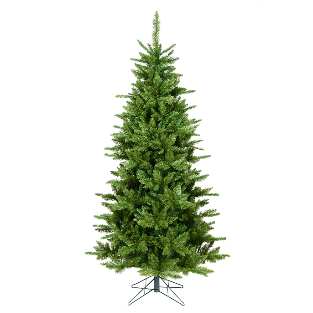 Christmastopia.com 7.5 Foot Slim Durango Spruce Artificial Christmas Tree With Folding Metal Stand.