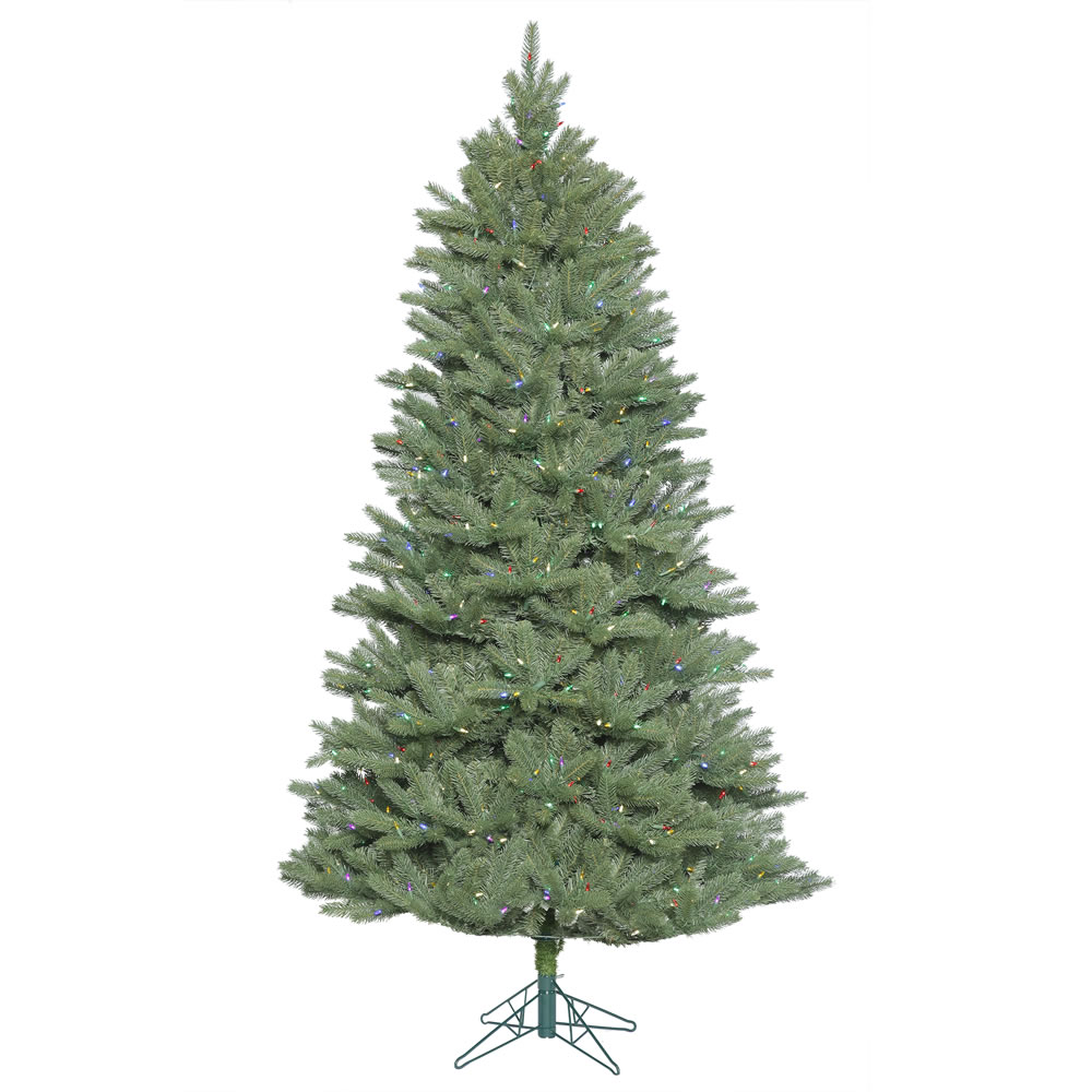 Christmastopia.com 10 Foot Slim Colorado Spruce Artificial Christmas Tree 1450 DuraLit LED Multi Color Italian Mini Lights