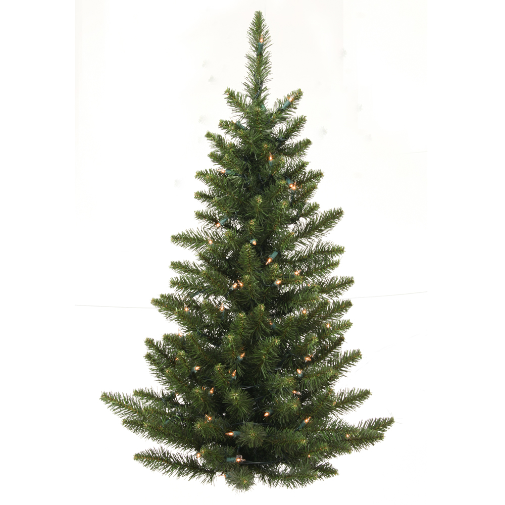 3 Foot Camdon Fir Half Artificial Christmas Wall Tree 50 DuraLit Incandescent Clear Mini Lights