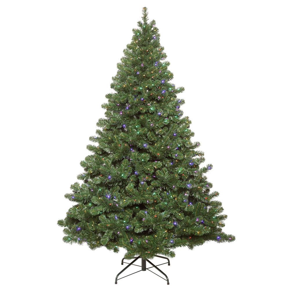 Christmastopia.com 12 Foot Oregon Fir Artificial Christmas Tree - 2400 DuraLit LED Multi Color Italian Mini Lights
