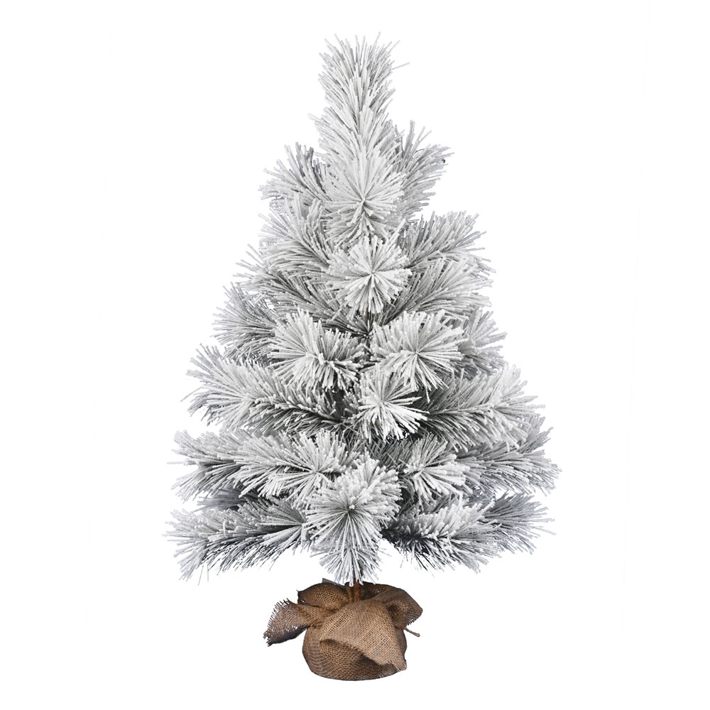 3 Foot Frosted Beckett Pine Tabletop Artificial Christmas Tree Unlit