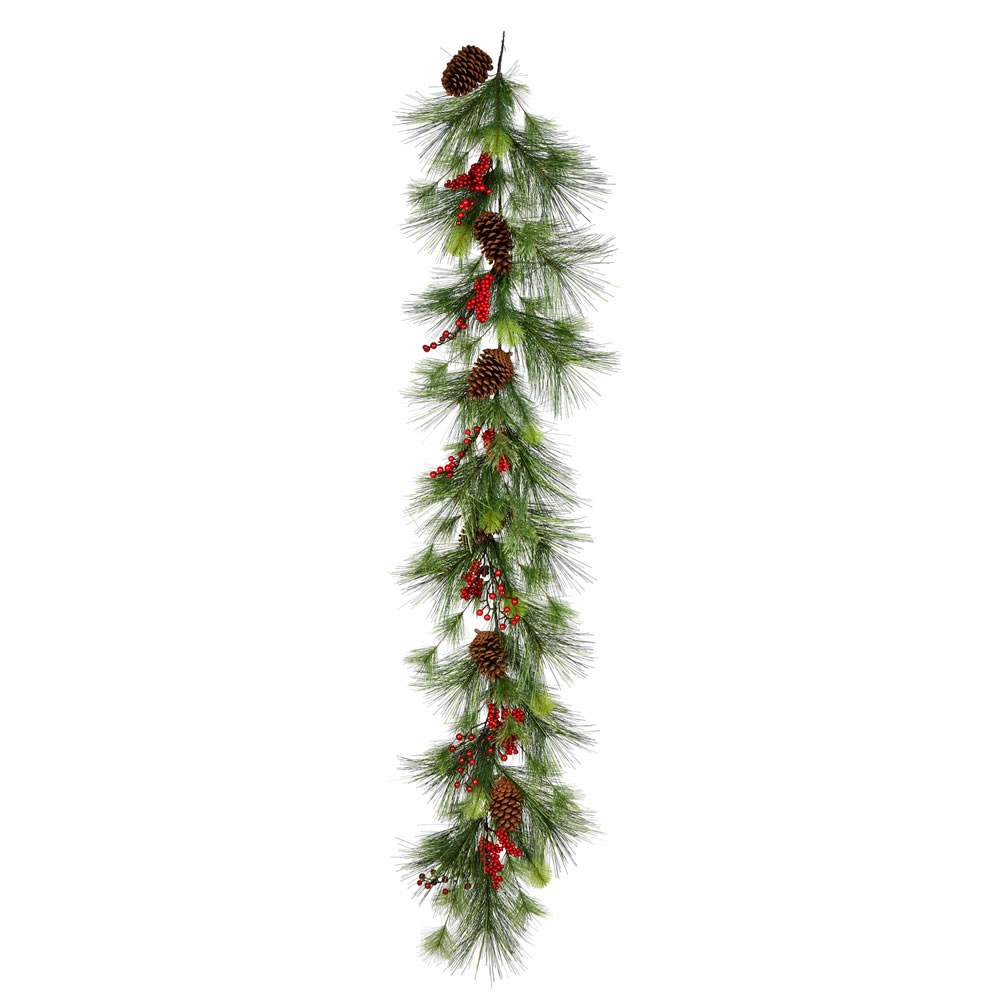 6 Foot Morris Pine Artificial Christmas Garland Unlit