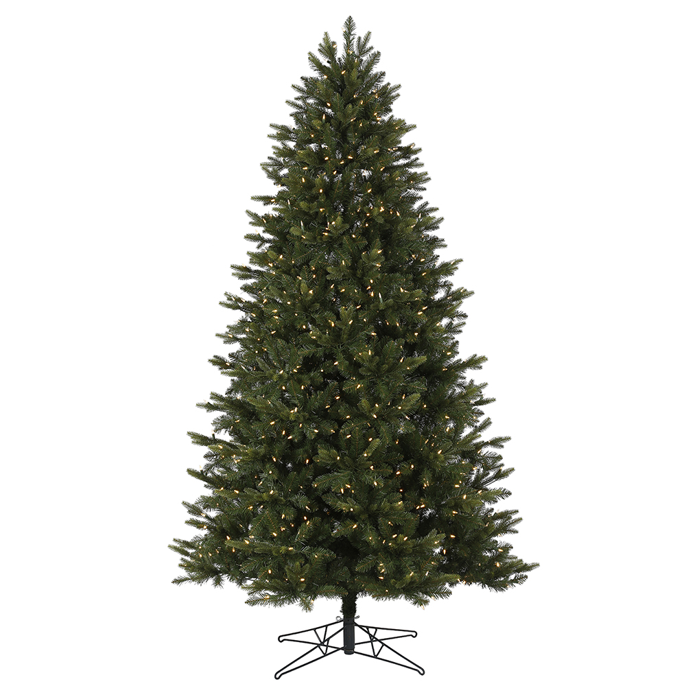 10 Foot Boston Frasier Fir Artificial Christmas Tree 1300 DuraLit LED Warm White Mini Lights