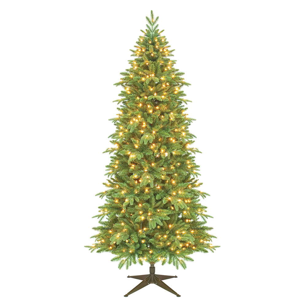 Christmastopia.com 9.5 Foot Slim Asheville Fraiser Artificial Christmas Tree 700 DuraLit Incandescent Clear Mini Lights