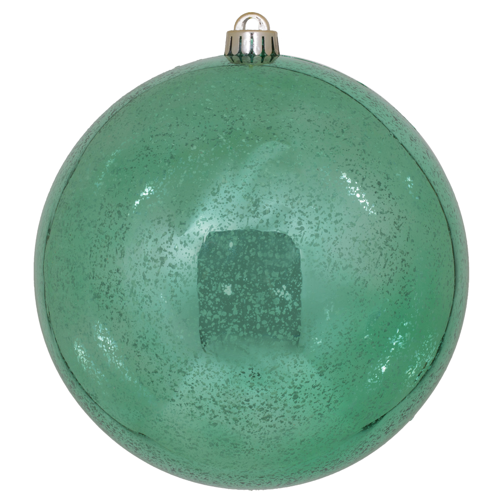 Christmastopia.com 8 Inch Seafoam Green Shiny Mercury Christmas Ball Ornament Shatterproof