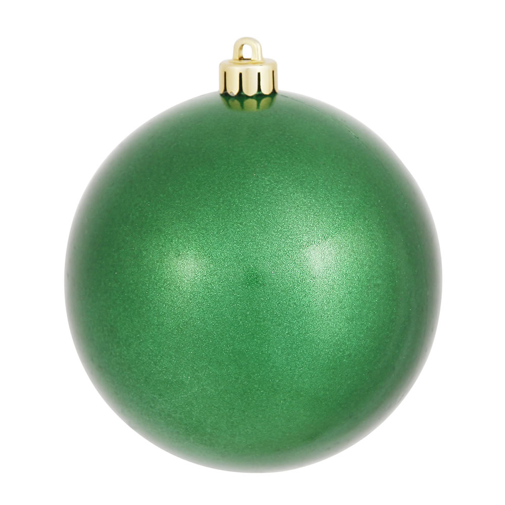 12 Inch Green Candy Round Christmas Ball Ornament Shatterproof UV