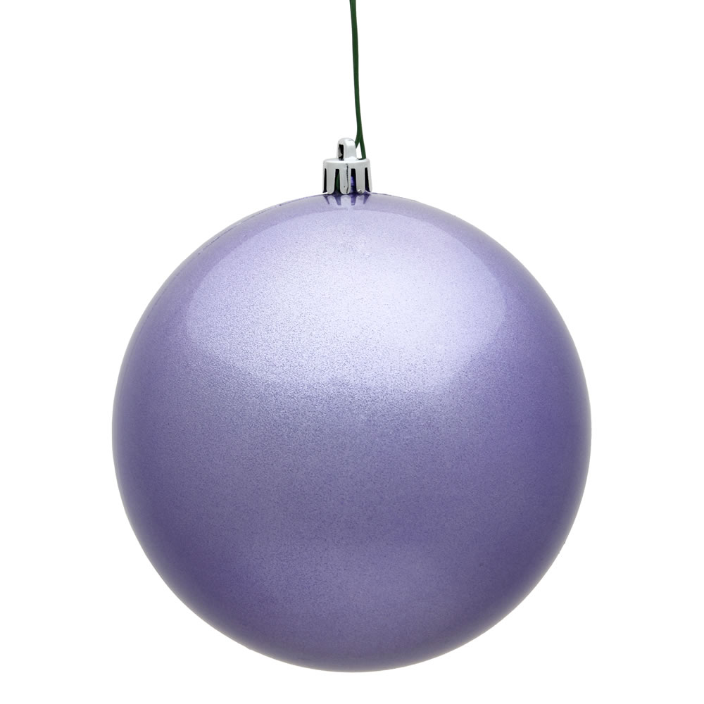 Christmastopia.com 12 Inch Lavender Candy Round Christmas Ball Ornament Shatterproof UV