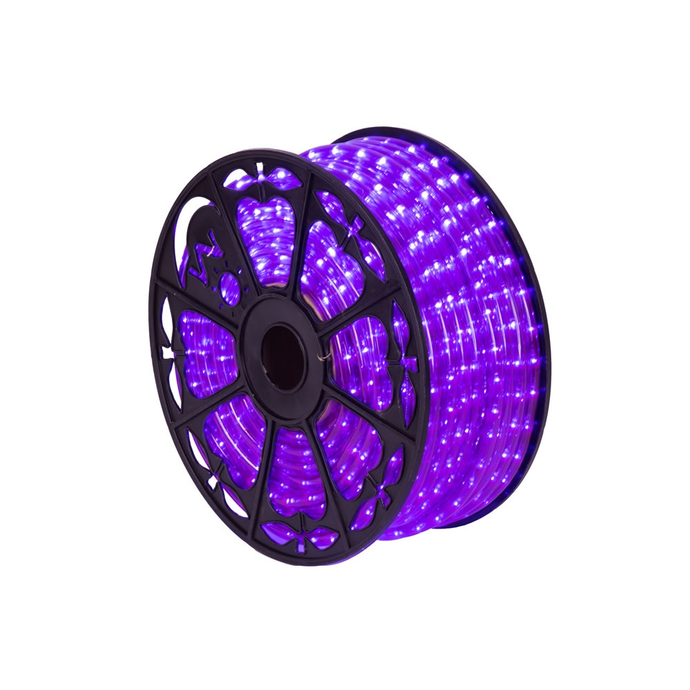 150 Foot Purple LED Halloween Rope Light Spool​