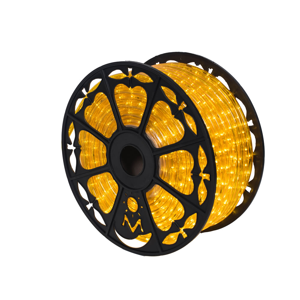 150 Foot Yellow LED Mardi Gras Rope Light Spool​