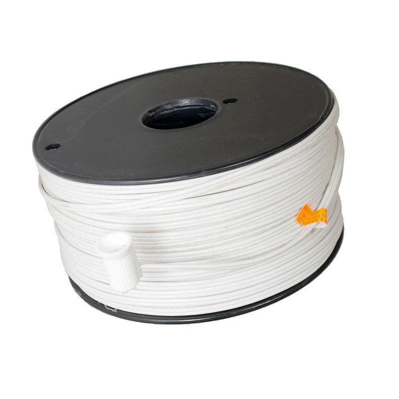 500 Foot Spool White 18 Gauge SPT1 Custom Christmas Light Wire Only