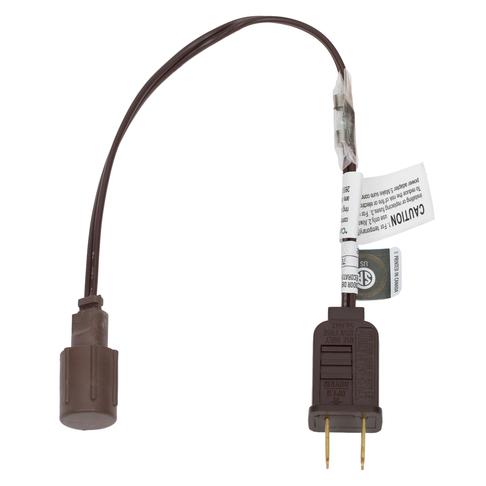 Christmastopia.com 12 Inch Brown Wire Coaxial Power Cord for X6B6601PBG