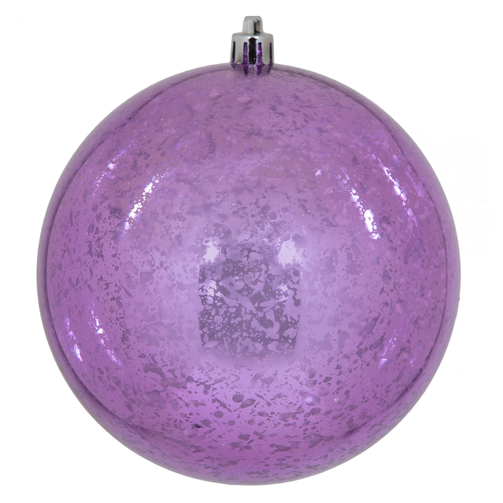 4.75 Inch Orchid Shiny Mercury Round Christmas Ball Ornament Shatterproof