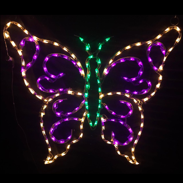 Christmastopia.com - Butterfly - Hanging LED Lighted Outdoor Spring Decoration