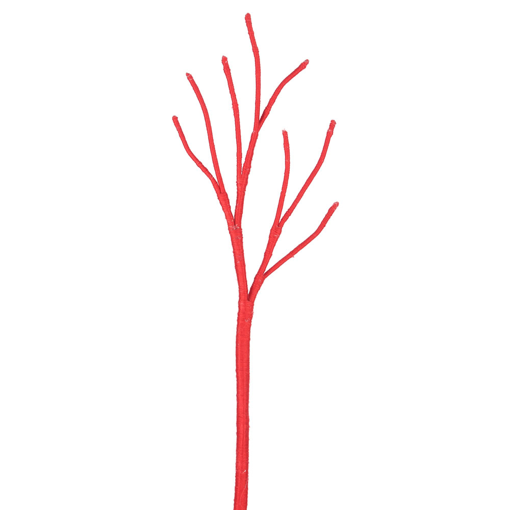 17 Inch Red Yarn Decorative Artificial Christmas Spray