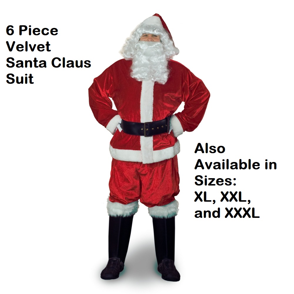 Velvet Santa Claus Suit XX-Large