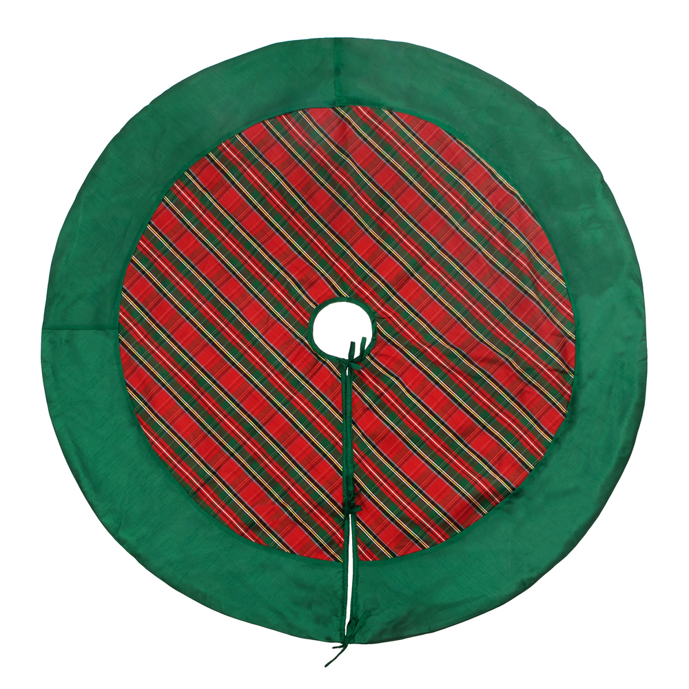 Christmastopia.com 52 Inch Red Green Plaid Decorative Christmas Tree Skirt