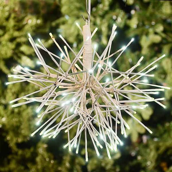 24 Inch Light Burst White Color LED Lighted Christmas Decoration